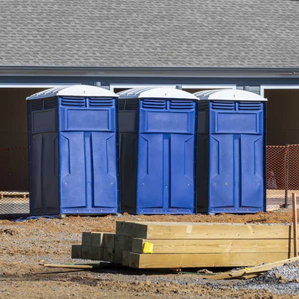 what is the maximum capacity for a single portable restroom in Alanson Michigan